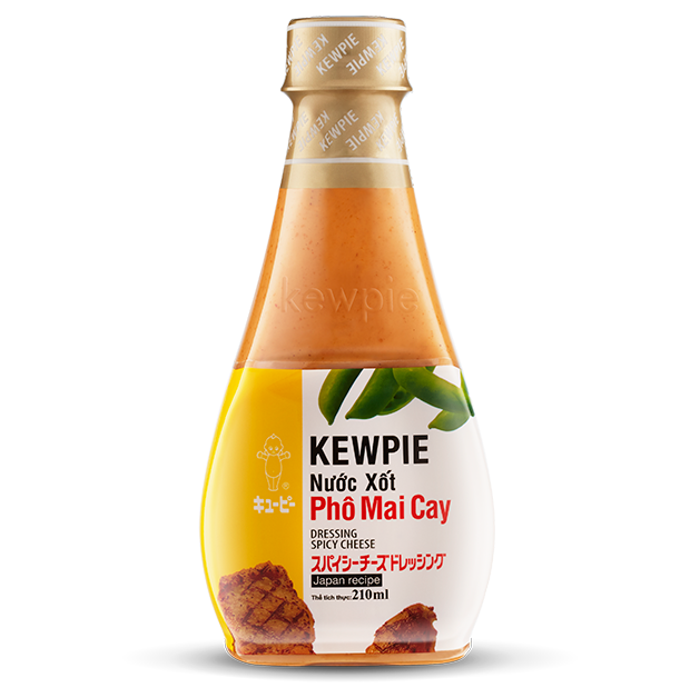 Sốt Kewpie Dressing Spicy Cheese 210Ml