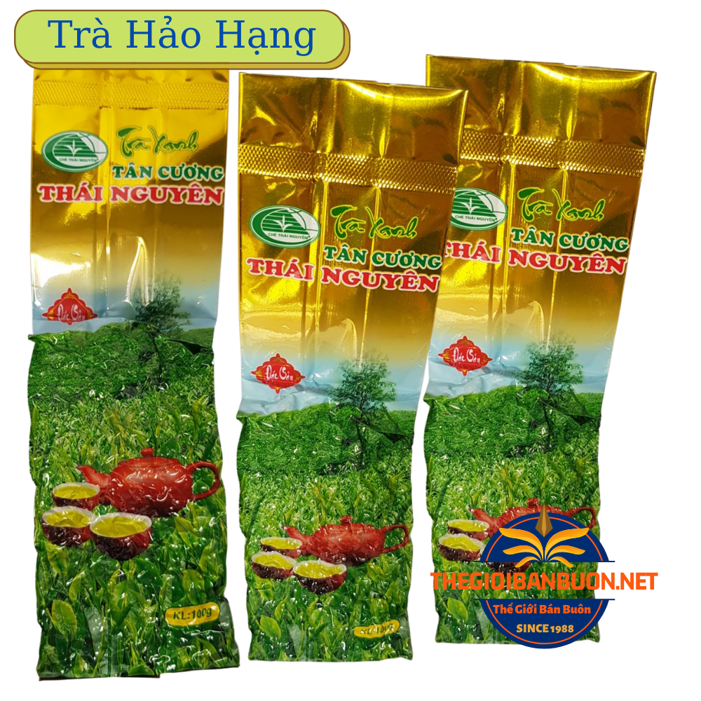 3 gói Trà xanh hảo hạng Tân Cương Thái Nguyên 100g