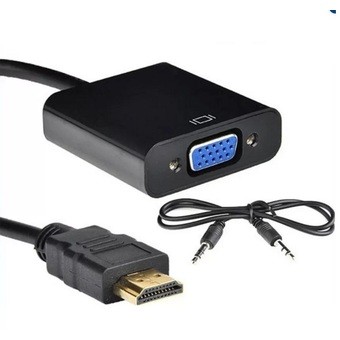 Cáp chuyển đổi hdmi sang vga audio có âm thanh -dc404