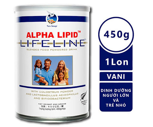 Sữa non Alpha Lipid Lifeline 450g chính hãng New Zealand
