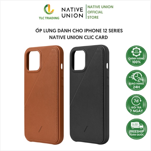 Ốp Native Union CLIC CARD dành cho iPhone 12/ 12 Pro / 12 Pro Max