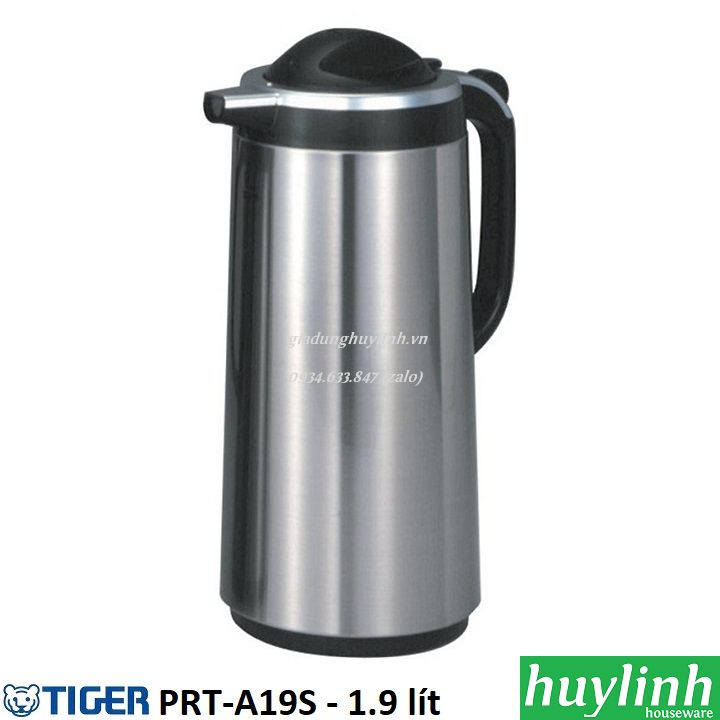 Bình thủy chứa ruột thủy tinh tiger prt-a19s - 1.9 lít