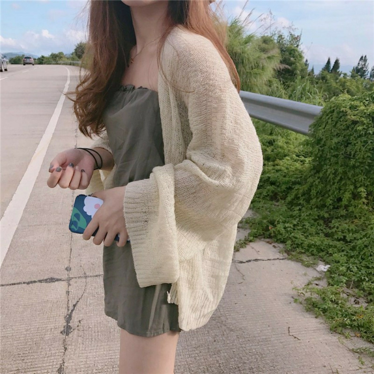 Áo khoác nữ len mỏng siêu hot ,áo khoác nữ
