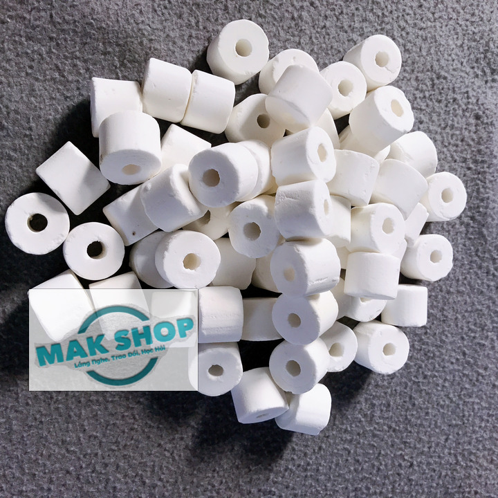 Sứ Trắng, Sứ Lọc Nước Hồ Cá Cảnh 200g, Trang Trí Bể Cá cảnh, hồ Thủy Sinh, ngôi Nhà Lý Tưởng Cho Vi Sinh