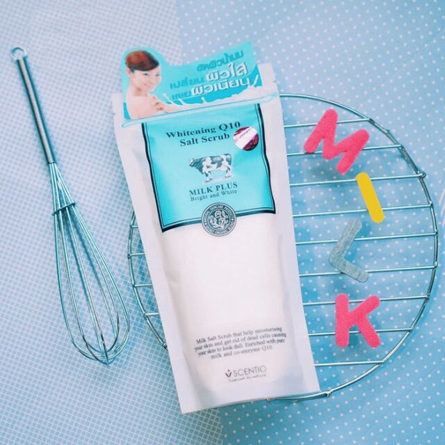 Muối tẩy tế bào chết Scentio Milk Plus 300gr Q10