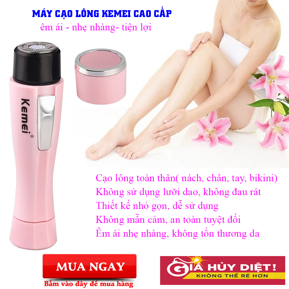 Máy Triiệt Lông vùng kín Toàn Thân , Cách Triệt Lông, Máy WAX lông Bikini KM 1012 Cho Nam - Nữ Kemei cao cấp. Máy cạo lông toàn thân, dụng cụ tẩy lông Hiện Đại, Thiết Kế Nhỏ Gọn Nhẹ Nhàng, Không Đau, An Toàn Cho Da Giúp Bạn.