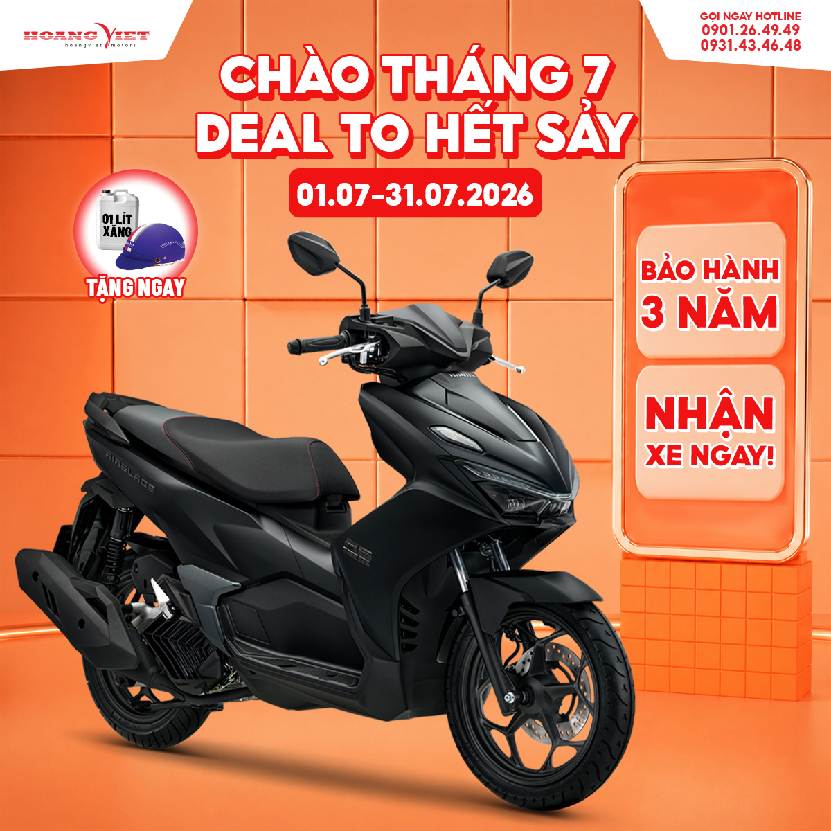 2025 Honda air blade 125cc scooter-Special Edition Giá 48,118,000 Đồng*Miễn phí vận chuyển