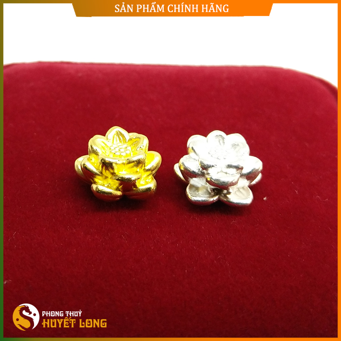 Charm charm hoa sen, charm mặt phật, charm kim tiền mix vòng tay, charm bạc xi vàng