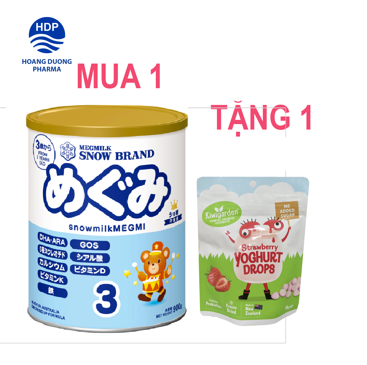 Sữa snow baby số 3 dành cho trẻ từ 3 tuổi trở lên - 900gr