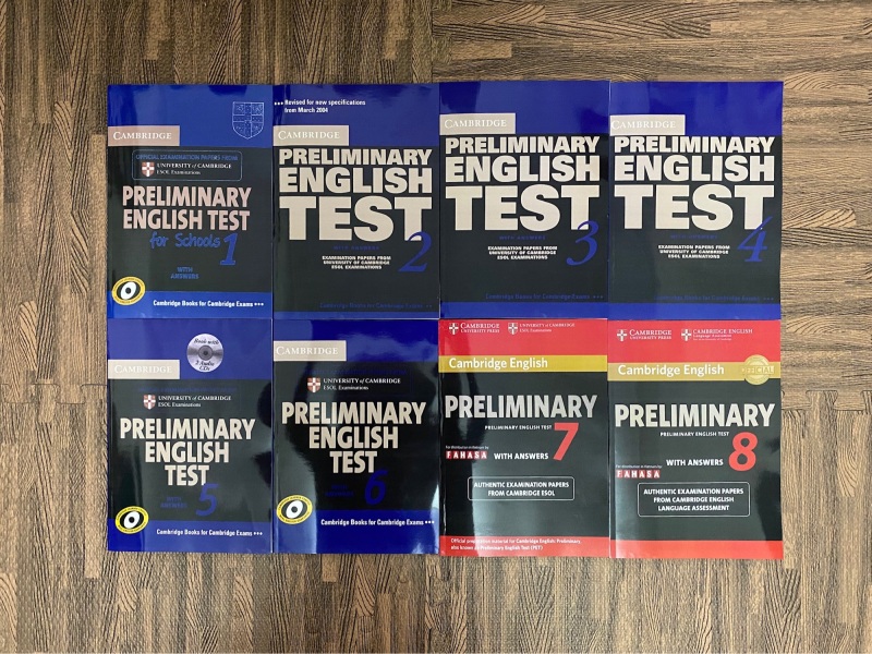 Cambridge Preliminary English Test - PET bộ 8 cuốn