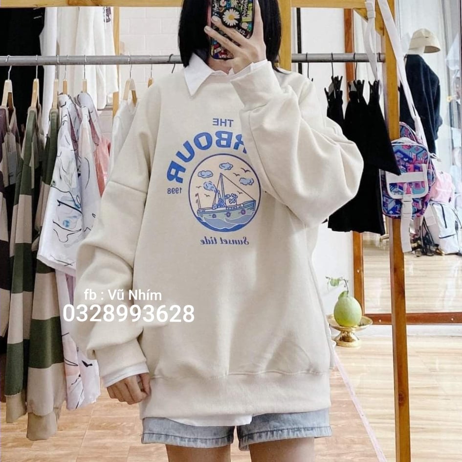Áo nỉ sweater HARBOUR (trọng lượng từ 40kg đến 60kg )