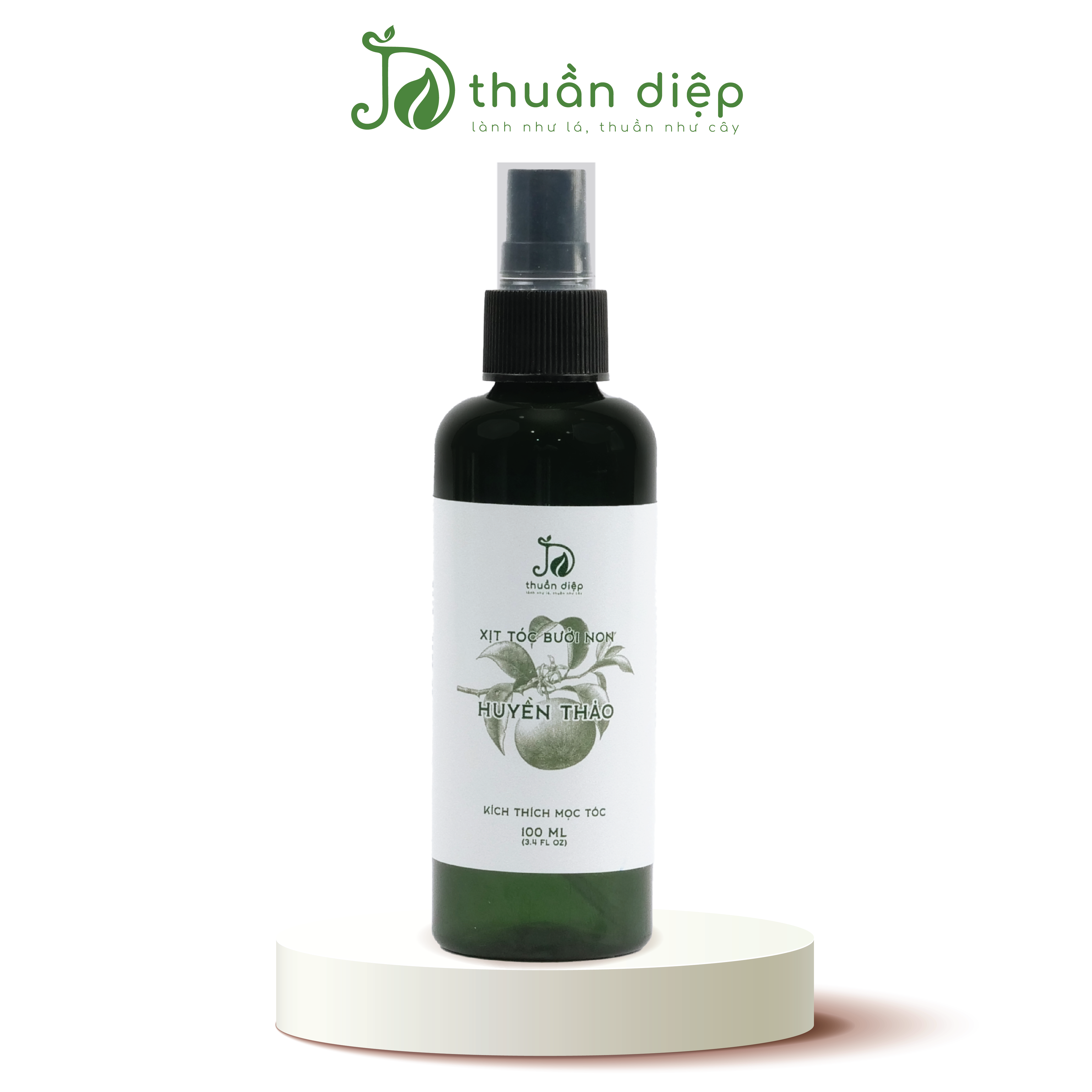 Xịt tóc tinh dầu bưởi Thuần Diệp mọc tóc nhanh giảm rụng dưỡng tóc