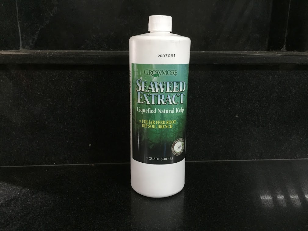 Phân bón hữu cơ Growmore Seaweed Extract rong biển nhập khẩu Mỹ.