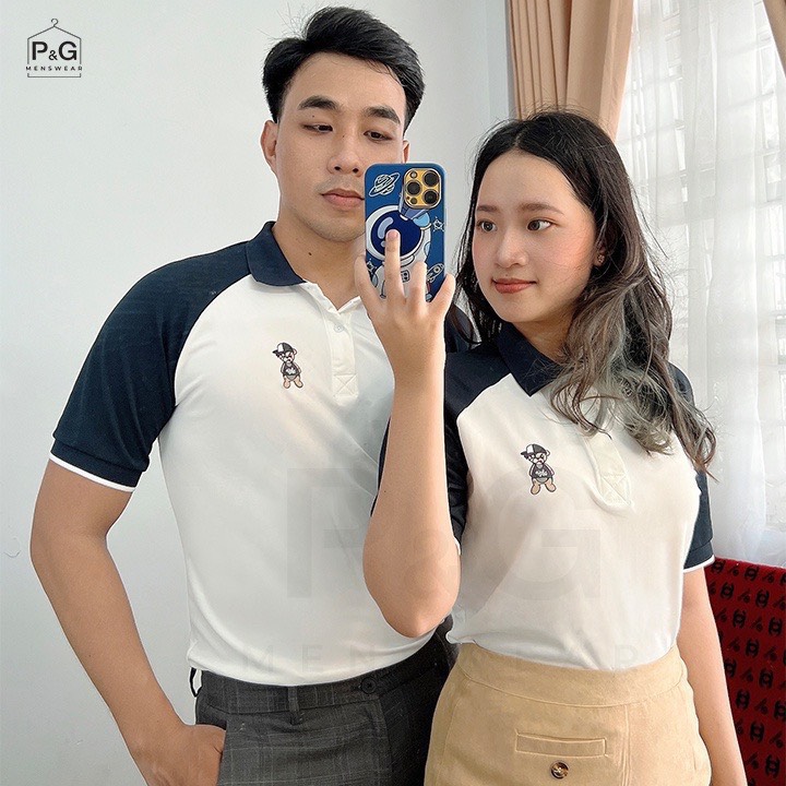 Áo polo chất đẹp dành cho nam nữ, áo thun đôi, áo polo đôi nam nữ