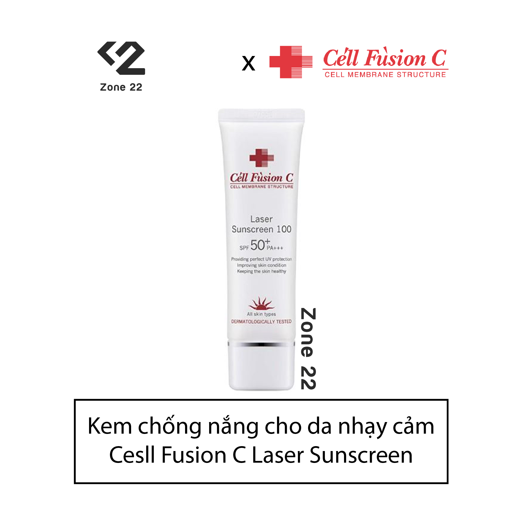 [HCM][ZONE 22]Kem chống nắng Cell Fusion C cho da nhạy cảm
