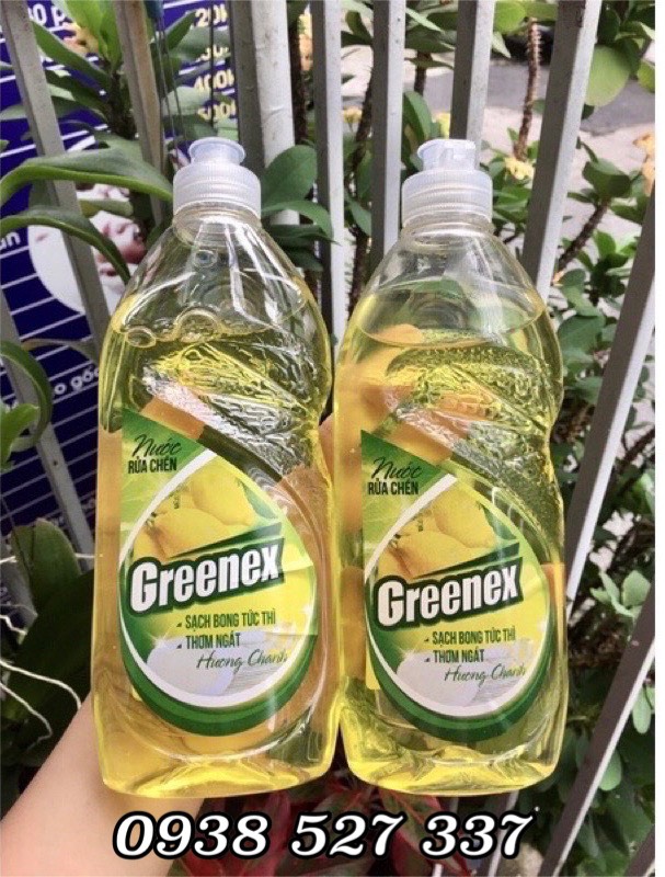 Nước rửa chén 400ml/chai greenex giá rẻ