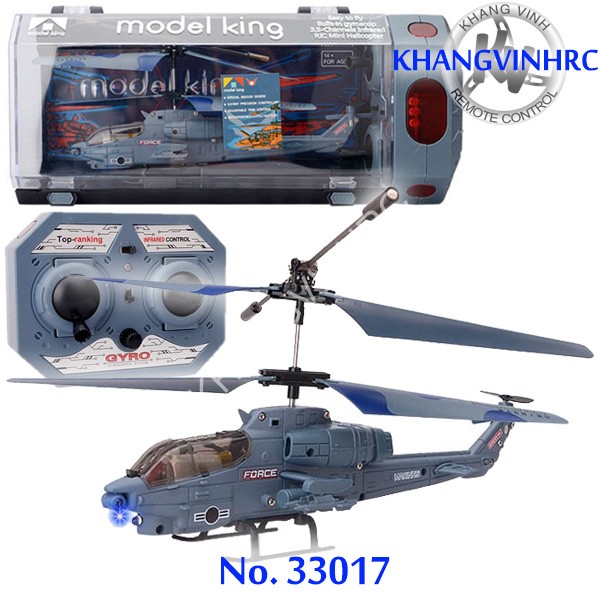 TRỰC THĂNG MODEL KING 3,5 KÊNH 33017