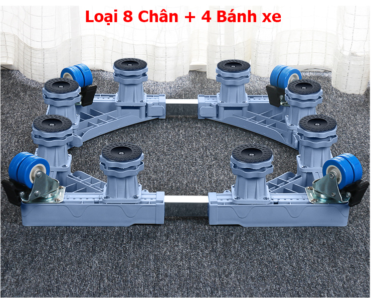 Chân máy giặt, chân tủ lạnh inox cao cấp chịu lực tới 1000kg - hàng nhập khẩu