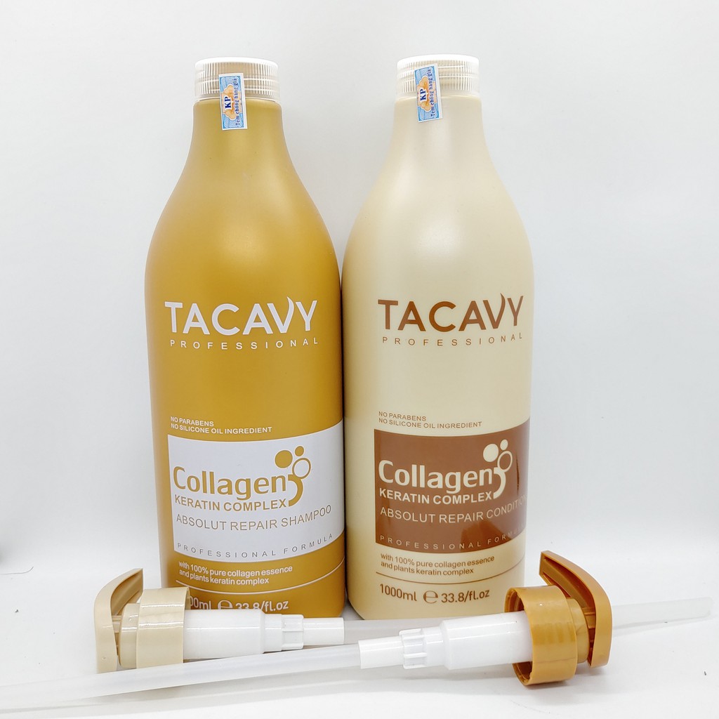 Bộ combo cặp dầu gội đầu chuẩn salon tacavy 1000ml - phục hồi tóc - mùi thơm ❤❤❤❤❤❤