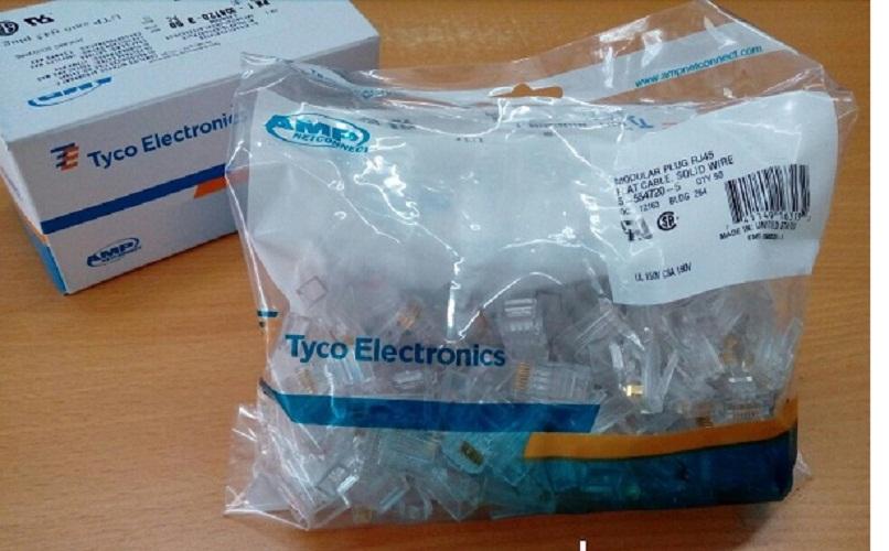 Đầu cob bấm mạng AMP loại tốt đầu hạt mạng RJ45