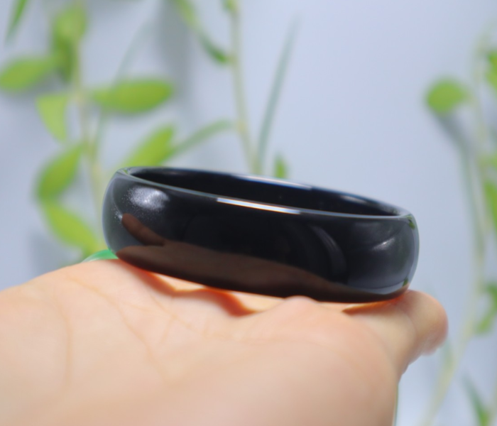 Vòng tay mã não đen thời trang,vòng phong thủy may mắn ,đủ side