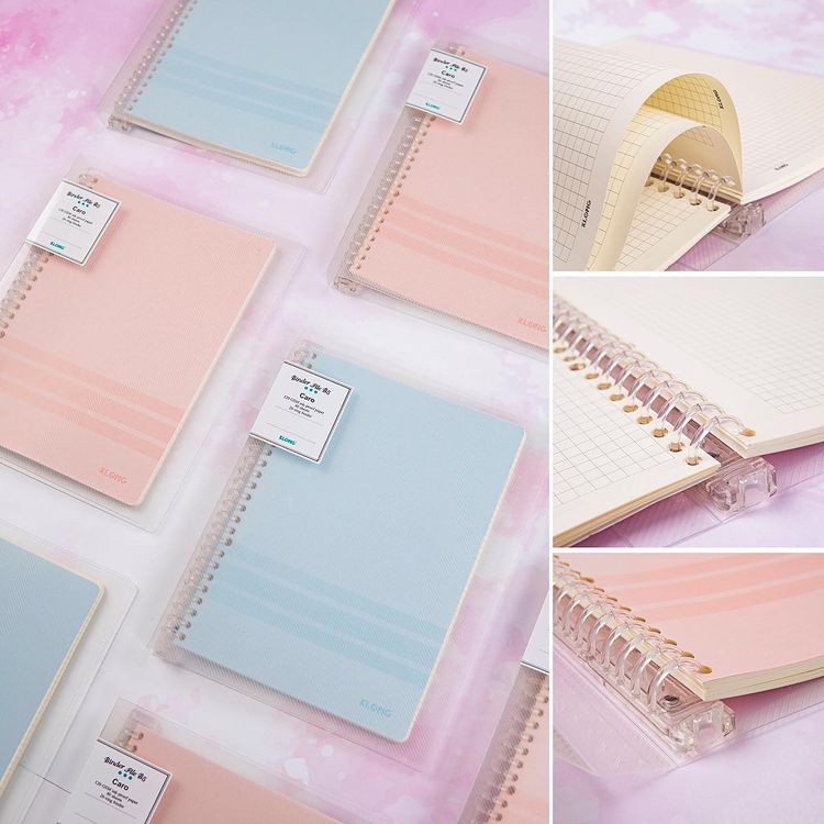 Sổ klong binder b5 a4 120gsm còng nhựa 26 30 lỗ giấy dày không lem nhoè hàng chính hãng 100