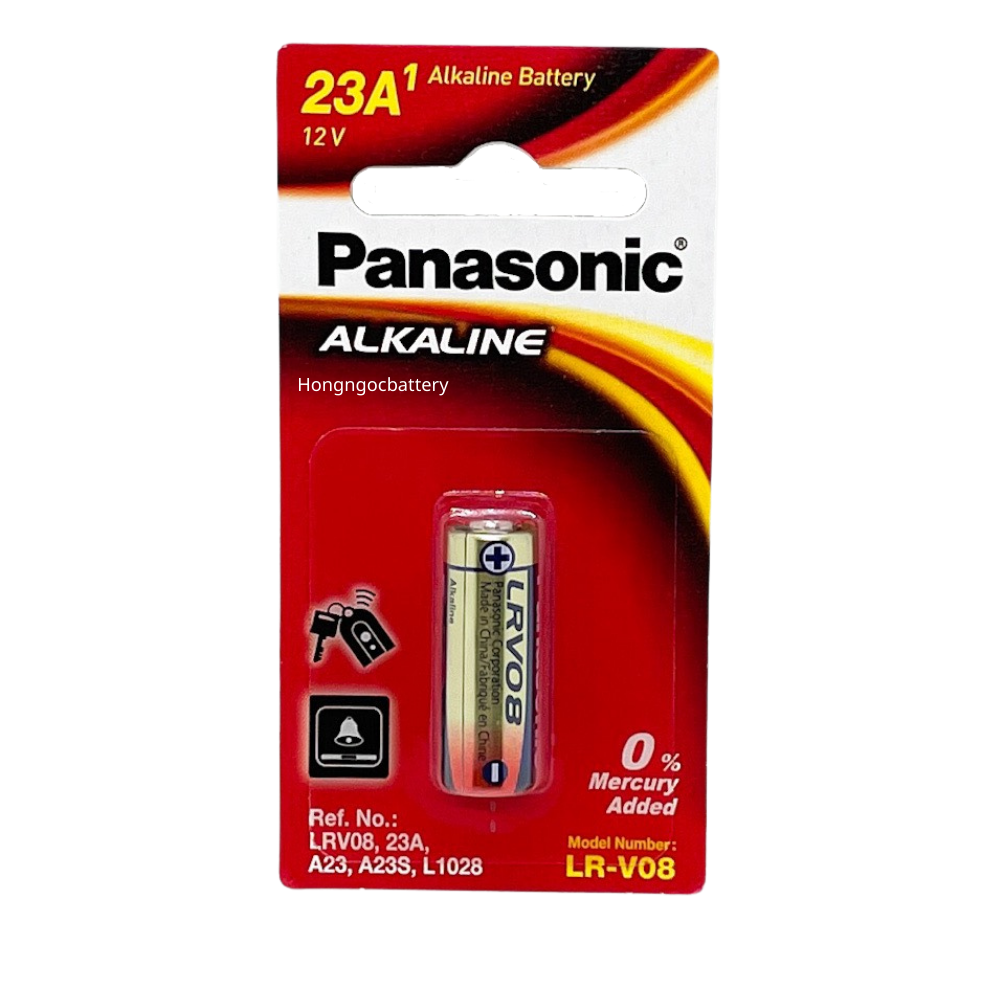 Pin 12V A23 Panasonic LR-V08 Dùng Cho Remote - Hàng Chính Hãng