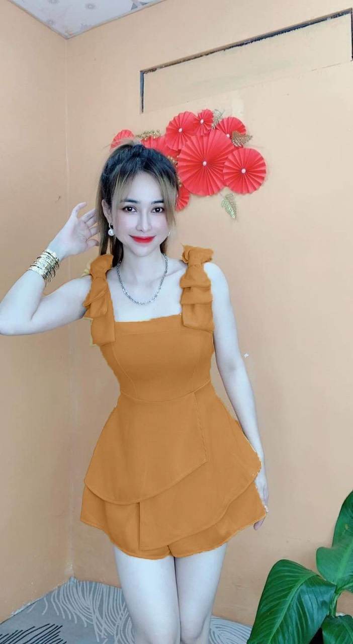 Sét bộ ngắn - quần giả váy xinh xắn