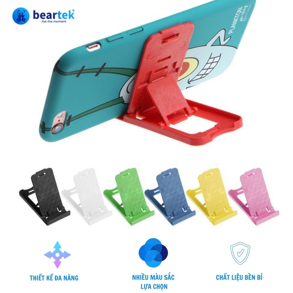 Giá Đỡ Điện Thoại Mini Beartek Chắc Chắn, Đa Năng Nhiều Màu - Chọn Màu Ngẫu Nhiên - GI000001