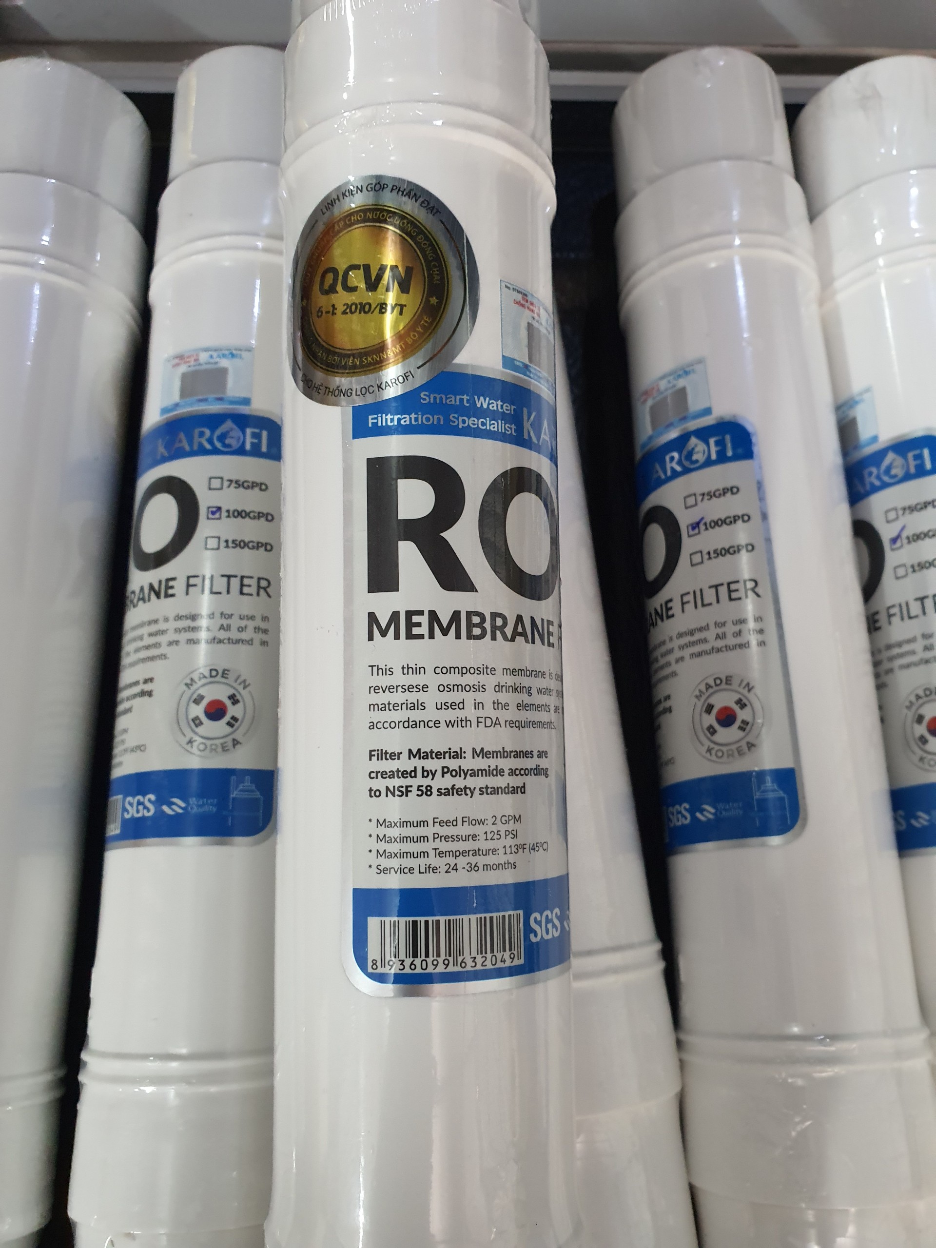 Màng RO Hàn Quốc  Karofi Membrane 100GPD  - Màng RO Karofi - Ro Kangaroo 100GPD