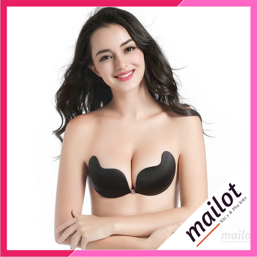 Áo nâng ngực loại dán cài trước tạo khe siêu nâng đẩy thoáng khí không bí tái sử dụng nhiều lần Áo dán ngực loại mòng- MAILOT PK005