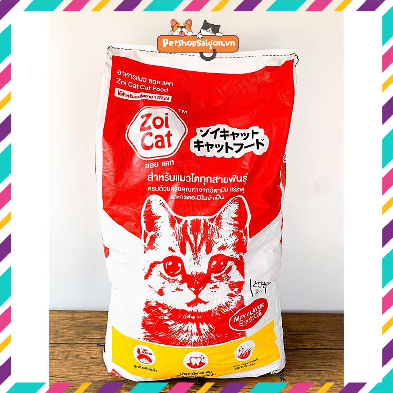 Thức ăn cho mèo zoi cat 20kg - 20 gói 1kg - thái lan