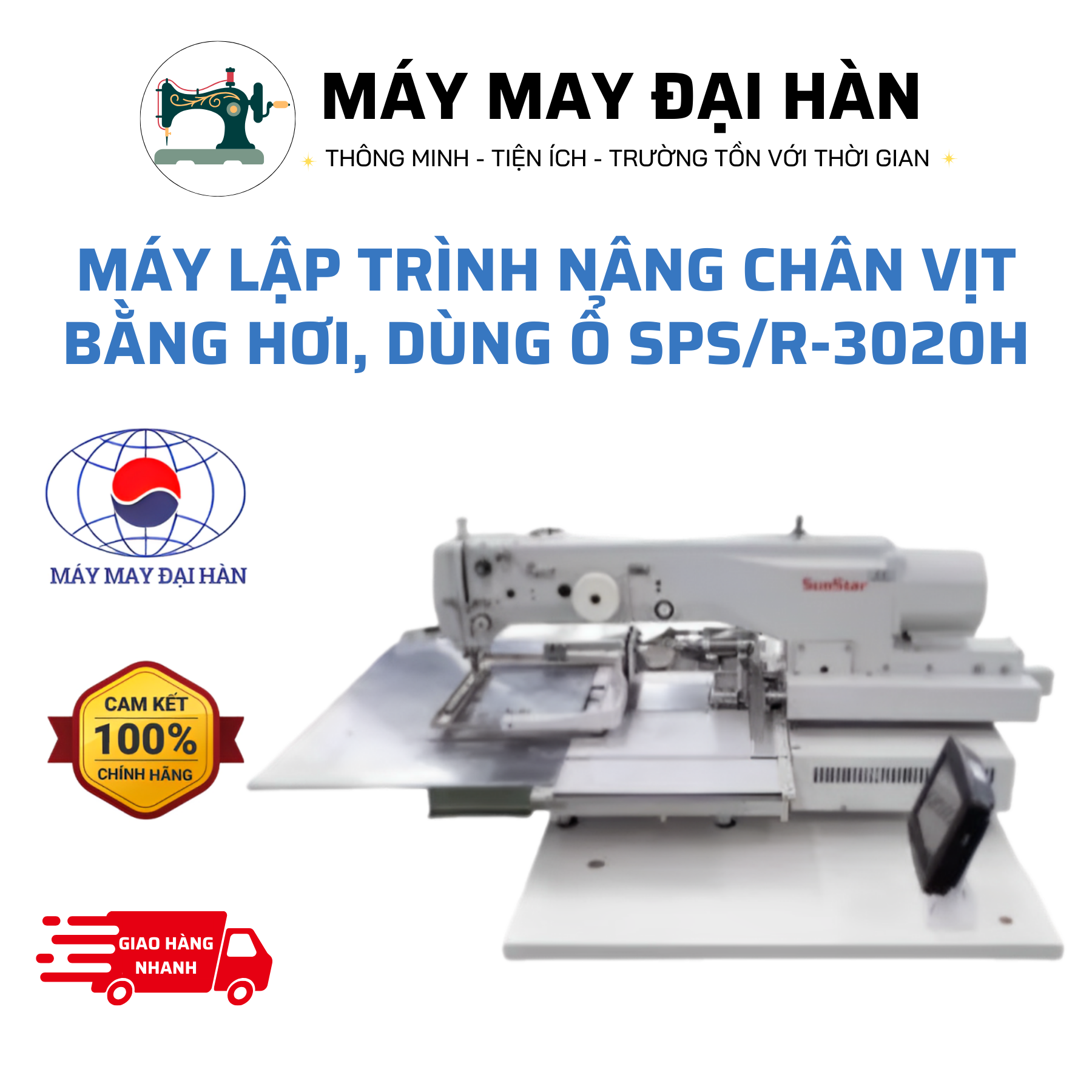 Máy lập trình nâng chân vịt bằng hơi, dùng ổ sps/r-3020h