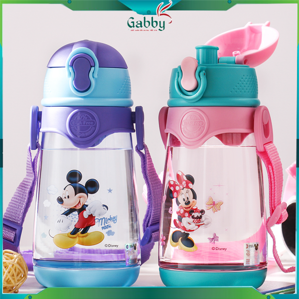 Bình nước ống hút/ không ống hút 550ml -gabby store