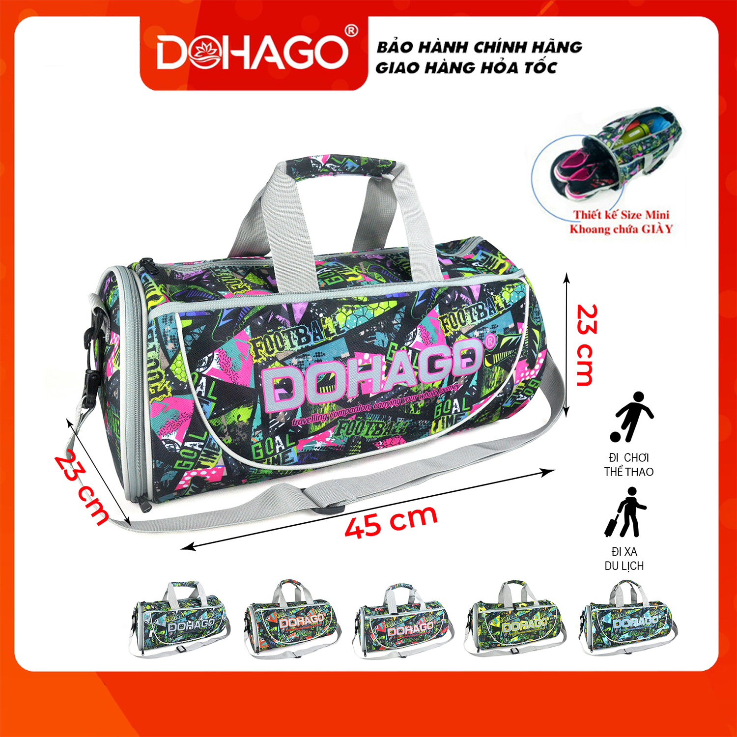 Túi Trống Thể Thao, Du Lịch DOHAGO - TT05