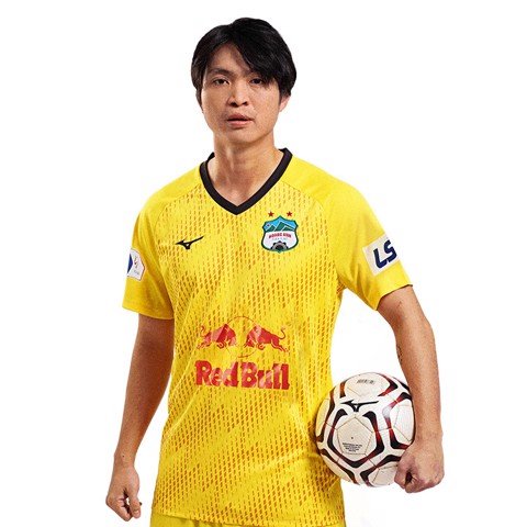 ÁO ĐẤU BÓNG ĐÁ HAGL 2021 MIZUNO