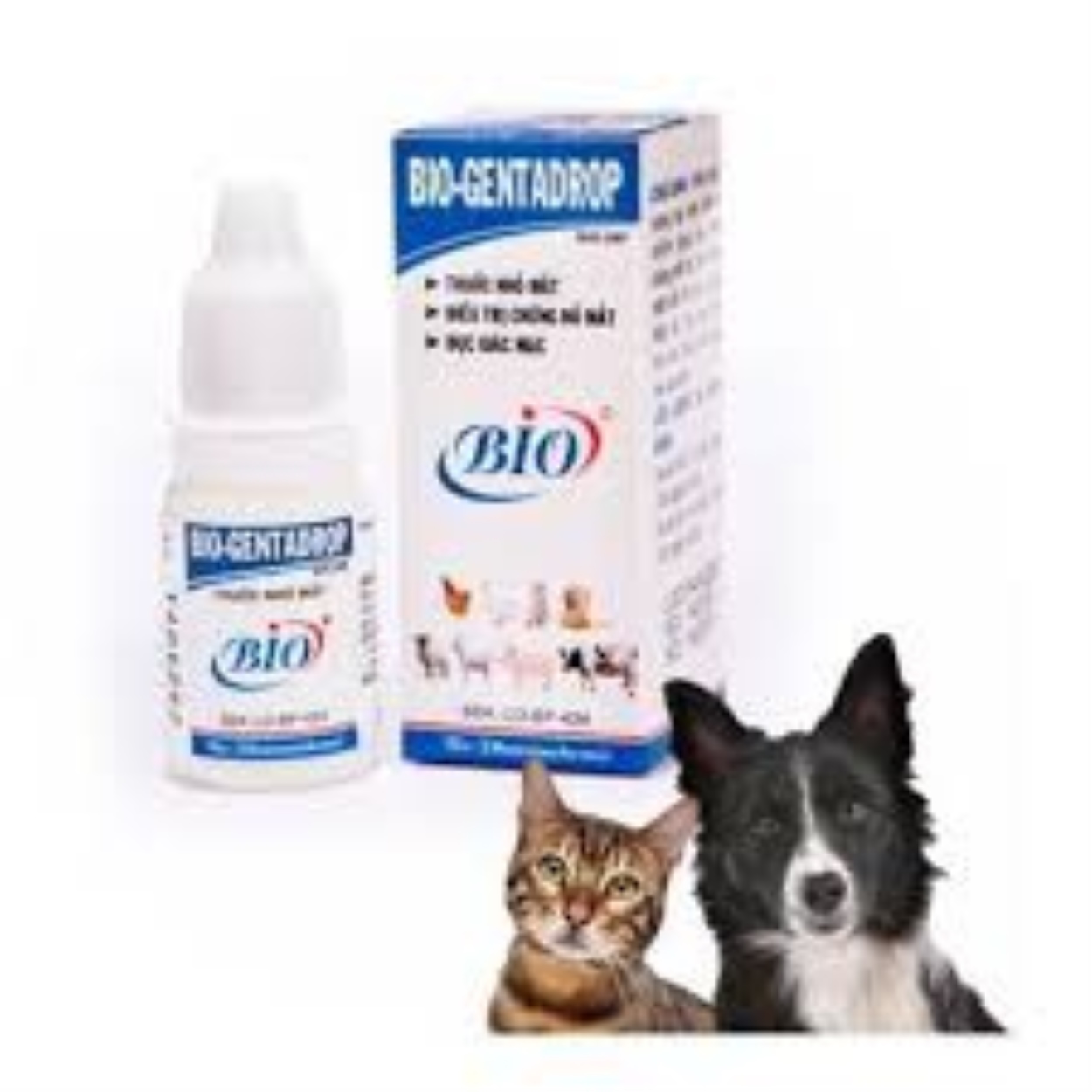 【sẵn sàng】 Dung dịch Nhỏ Mắt Chó Mèo - Bio Gentadrop 10ml