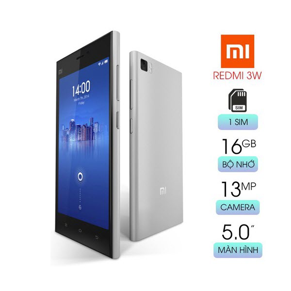 Điện thoại Xiaomi Redmi 3W Ram mới Có Tiếng Việt chơi Game Online