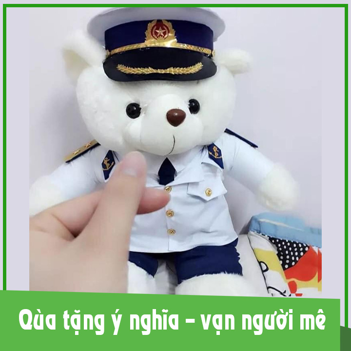 Gấu bông mặc đồ hải quân – Quà tặng lính - Chubodoistore