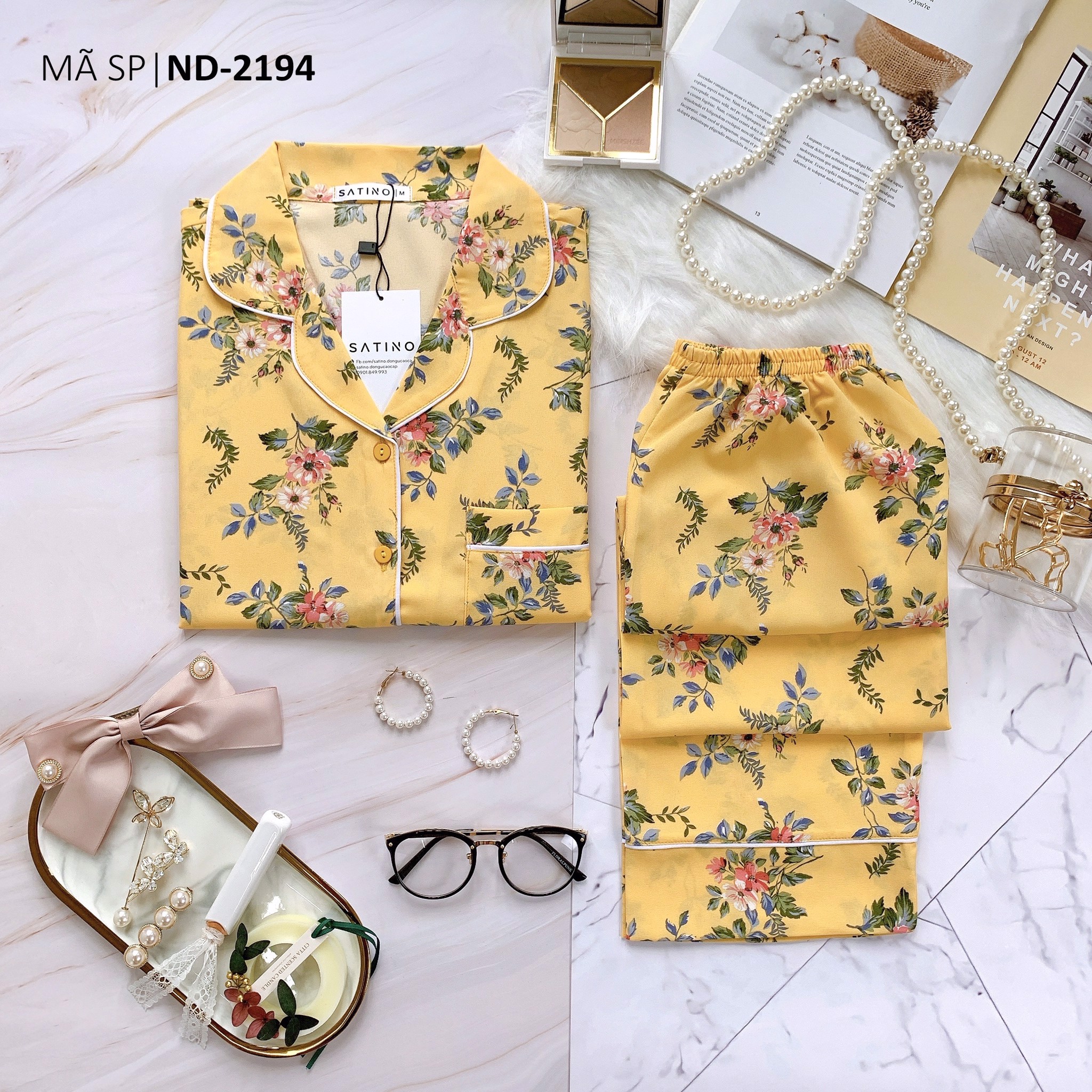 Pijama tnqd - lanrey yellow
