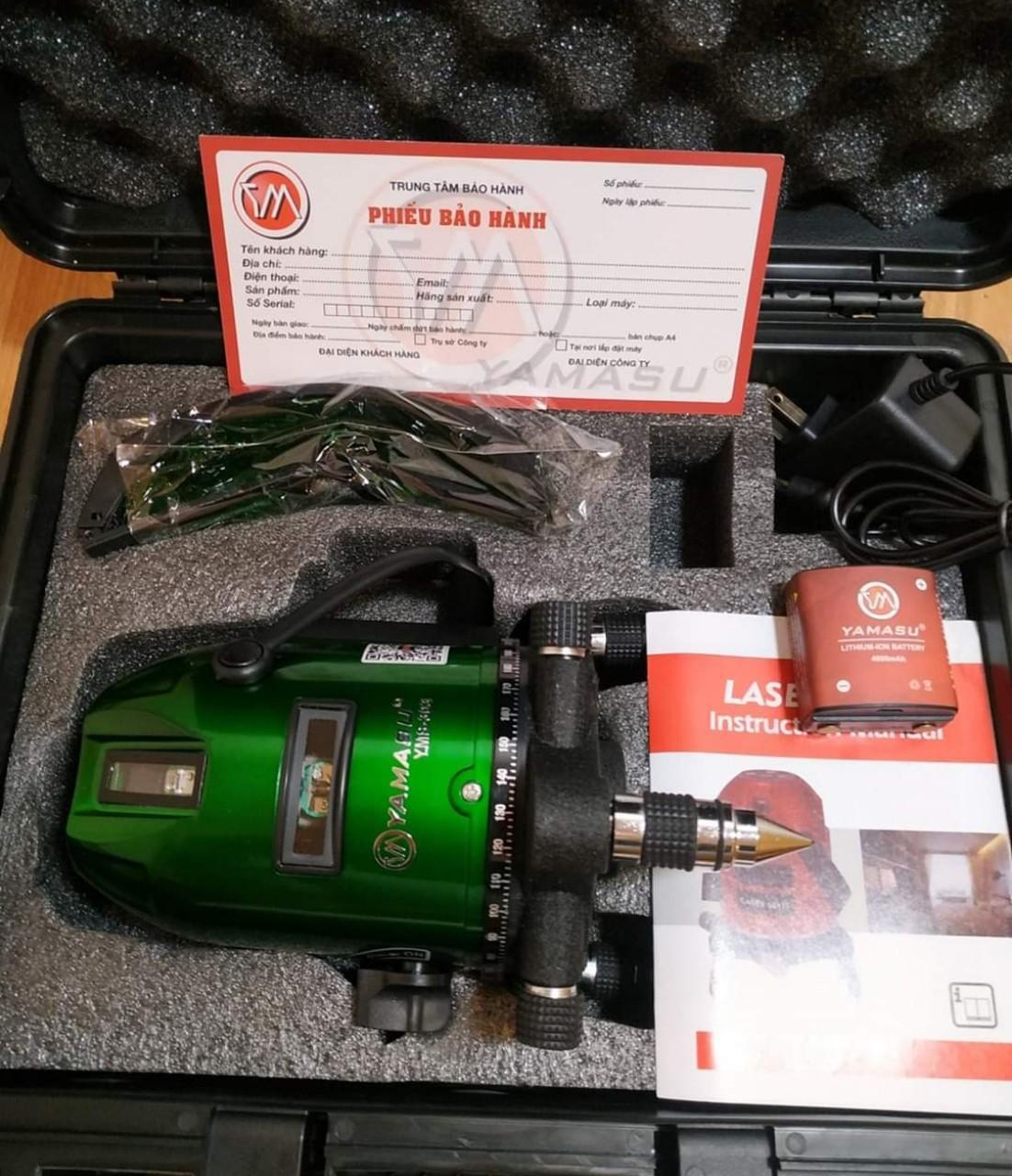 Máy cân mực laser 5 tia xanh yamasu 303