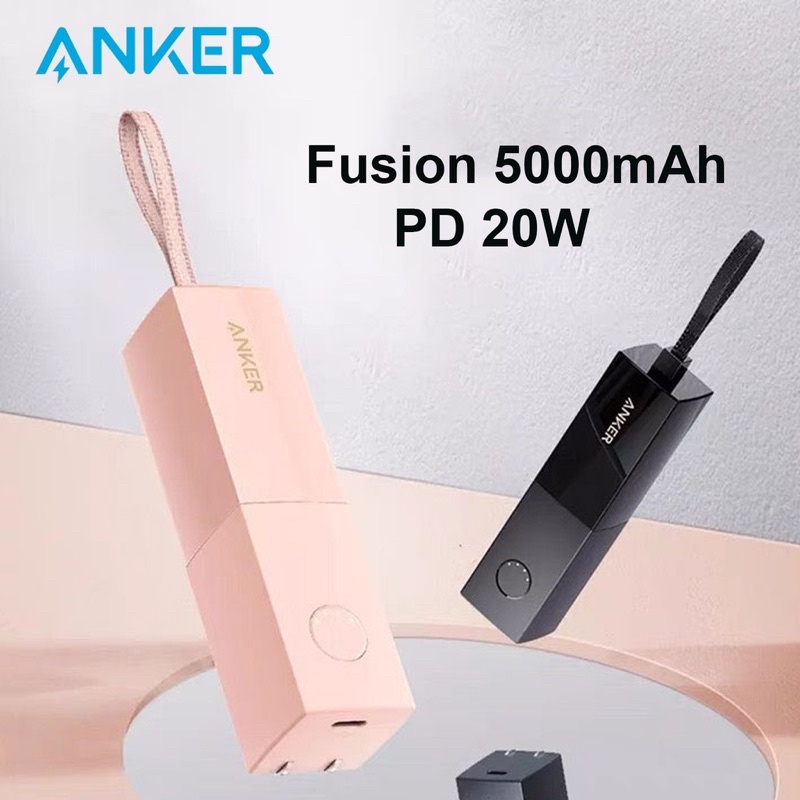 Cốc sạc anker powercore fusion prism 5000mah chính hãng a1633