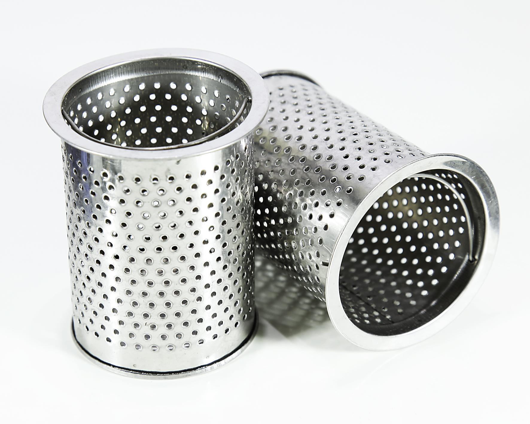 Combo 2 giỏ lọc rác inox dành cho chậu rửa chén