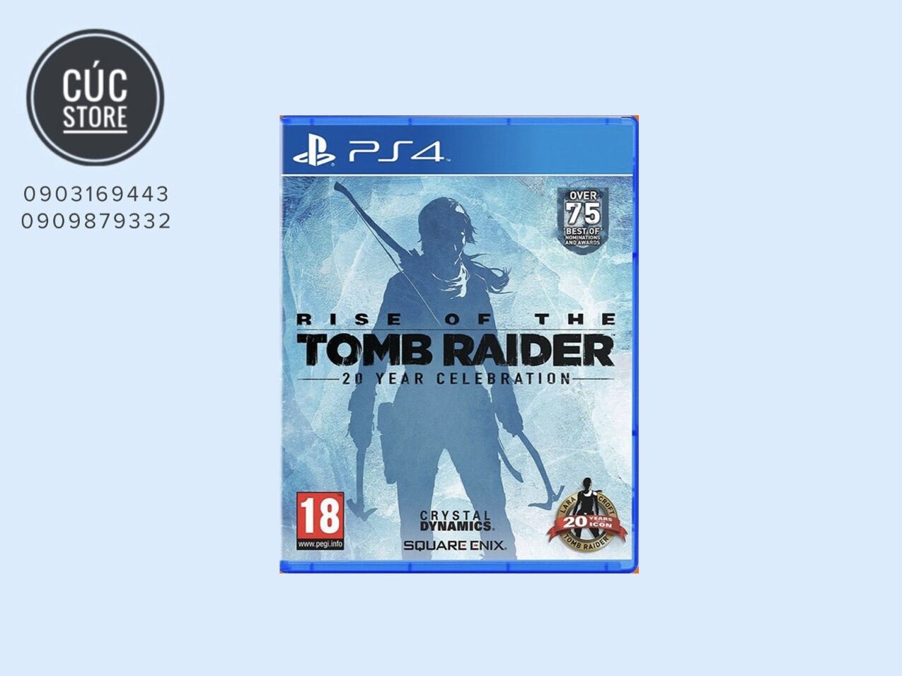 Đĩa chơi game PS4: Rise of the Tomb Raider