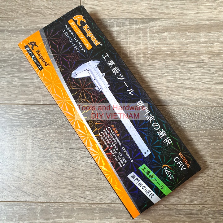 [Ảnh thật] [Chính hãng] Thước kẹp cơ cao cấp hãng Kapusi Nhật Bản LOẠI 1, Chiều dài 200mm, Bảo hành 12 tháng, Thươc cặp Nhật, Thước cặp, Thuoc kep, Thuoc cap