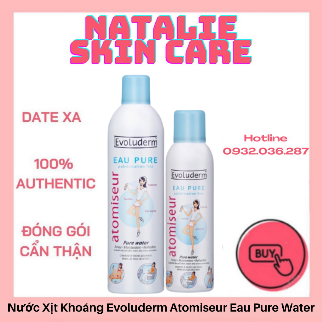 Xịt Khoáng Evoluderm Atomiseur Eau Pure Water