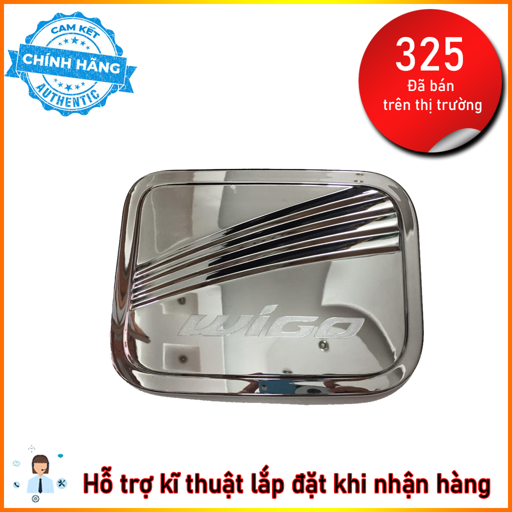 Ốp nắp bình xăng xe toyota wigo 2018