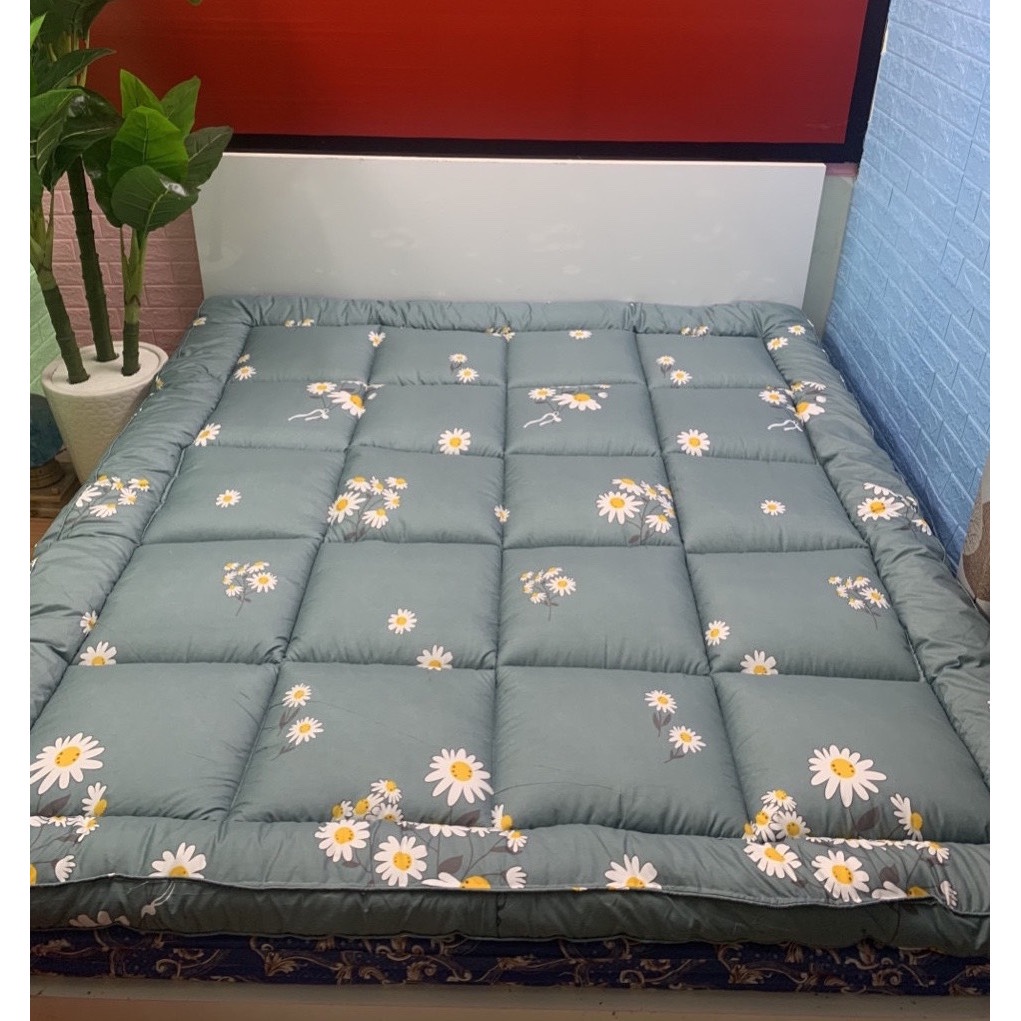 [HCM]Topper Làm Mềm NệmTấm Trải Sàn Cực Êm Tăng Feelling Êm Ái Cho Bề Mặt NệmHỗ trợ làm Mềm Nệm Phục hồi Hư tổn Bề Mặt Nệm.Đủ SizeNhiều Màu.