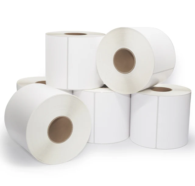 Combo 10 cuộn Tem nhiệt Tem cân điện tử 58x40 Decal nhiệt 5.8x4 in tem trà sữa in nhãn 58*40 mm Tem mã vạch nhãn dán giấy nhiệt decal nhiệt tem phụ