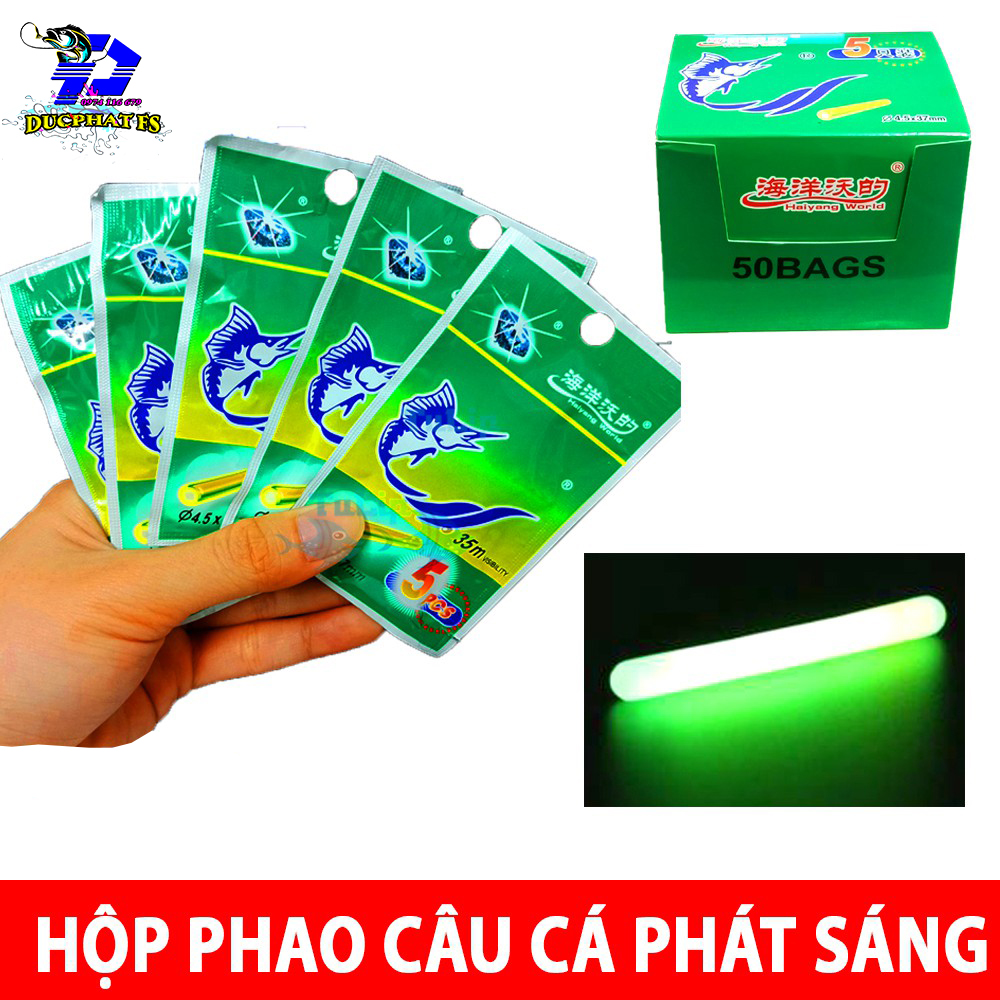Phao đèn bẻ câu đêm (2 bịch 10 cái) 2 size lớn, nhỏ !